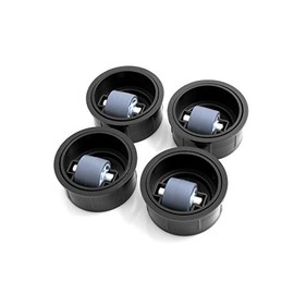 Design61 Set of 4 Steerable Castors Furniture Castors with Soft Tread