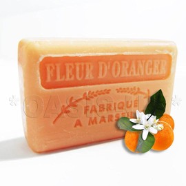 125g Savon De Marseille Soap - Orange Flowers (fleur de orange) by Foufour