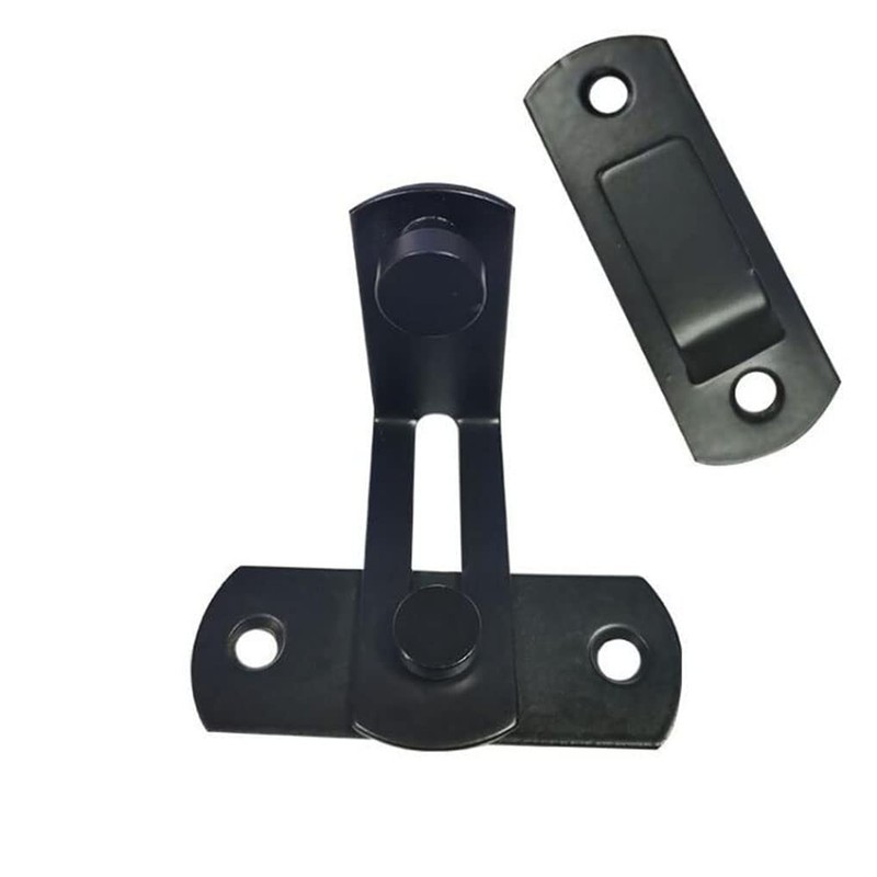 KAFENDA Barn Door Bathroom Lock Flip Pocket Door Lock Screen