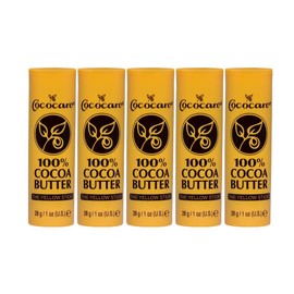 Cococare Coco Cocoa Butter Stick, Stock 100% (1 oz, 5 ct)