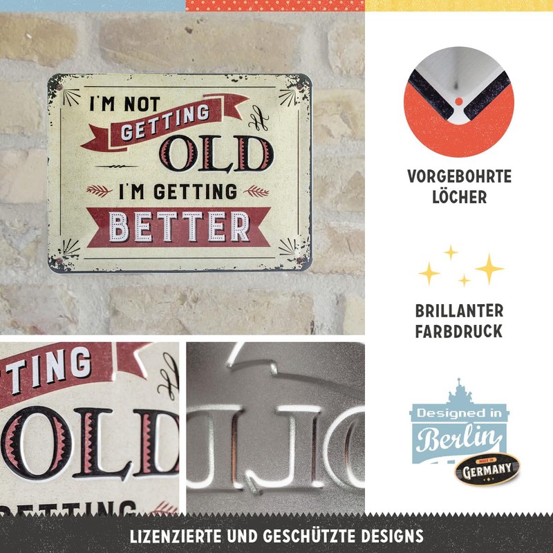 Nostalgic-Art Retro Tin Sign 15 x 20 cm I'm Not