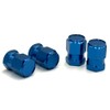 COTRAX Aluminum Air Valve Cap Set of 4 Tire Wheel