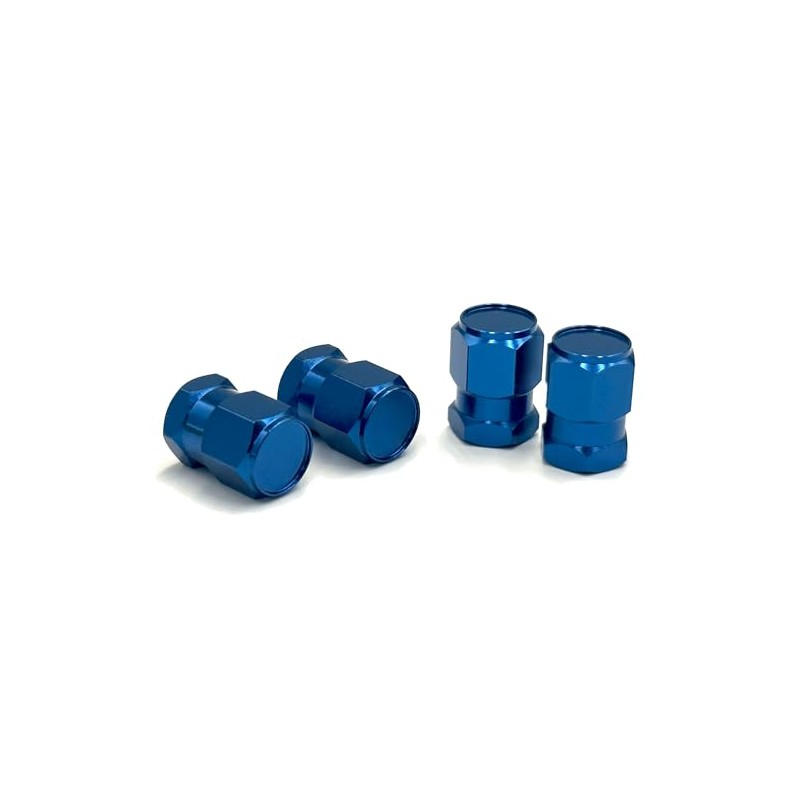 COTRAX Aluminum Air Valve Cap Set of 4 Tire Wheel
