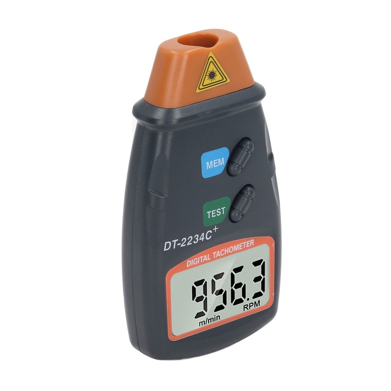 Digital Tachometer Laser Photo Non Contact Tach Meter Measurement Tool