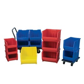 Akro-Mils 30287 Super Size Plastic Stacking Storage AkroBin 24-inch D x 11-inch
