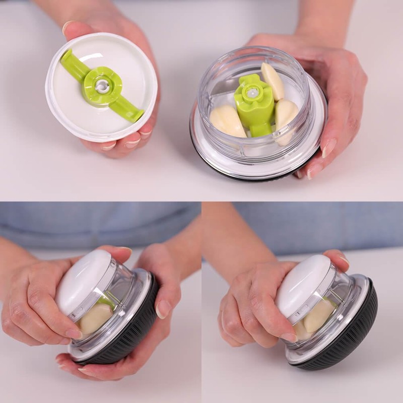 KAI CORPORATION DH8233 Rolling Chopper, Garlic, Chopped, Condiment, Garlic, Ginger