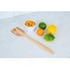 Lipper International Olive Wood Spatula for Cooking, Mixing, and Serving,