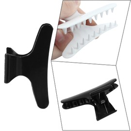 Coufce 48 Pack Sectioning Styling Hair Clips Black and White Butterfly Claw Clamps Holding Thick and Thin Hair Hair Accessories Ideal for Cutting Coloring