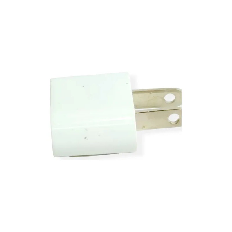 Adaptador Enchufe Europeo Clavija Celular Redondo A Plano Ac