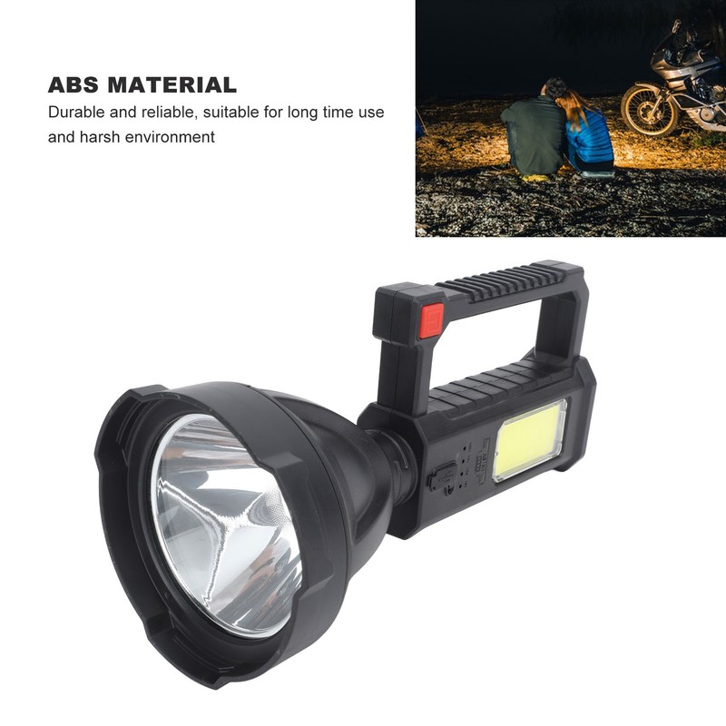 Handheld Spotlight Strong Light Waterproof Rechargeable Spotlight Flashlight LED Searchlight