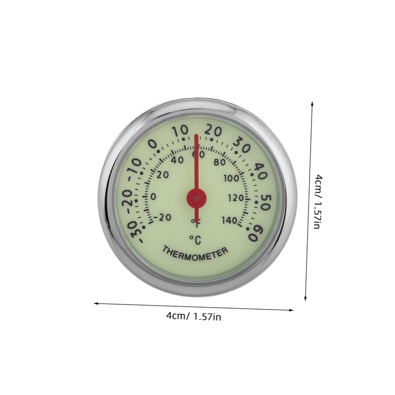 ULTECHNOVO Automotive Thermometer Thermometer Temperature Gauge Easy Install Multi-Functional for