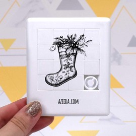 Azeeda 'Weihnachtsstrumpf' Schiebepuzzle (PZ00032091)