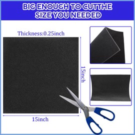 Tatuo 5 Packs Rv A/c Air Condition Filters Ac Filter Replacement Replacement/air Conditioner Filters Replace 15 x 15 x 1/4 Inch Rv A/c Air Filter Foam for 6798a3761, 108892-01-703