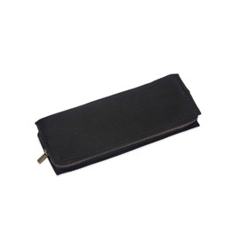 YONBEN Canvas Pencil Case Lightweight and Durable Ideal Canvas Pencil Pouch (Black)