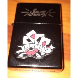 Sailor Jerry Windproof Lighter 2007 Limited Edition Lucky Cards Design