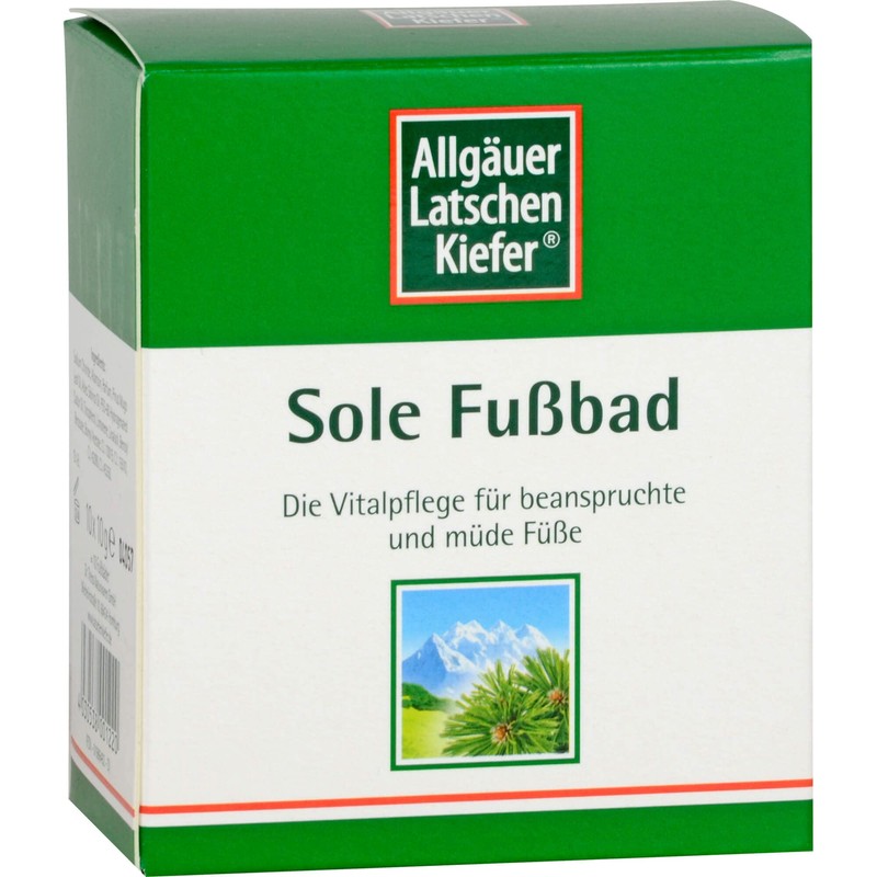 Allgäuer Latschenkiefer Sole Fußbad. 10X10 g [Badartikel]