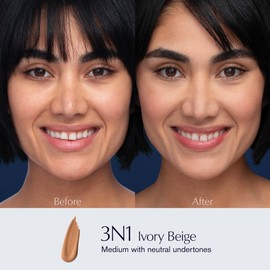 Estée Lauder Estée Lauder Double Wear Stay-in-Place 24-Hour Long-Wear Matte Foundation Makeup, 1 Fl Oz, 3N1 Ivory Beige