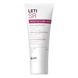 Crema Facial Leti Anti Rojeces 40ml Piel Sensible Fps Día