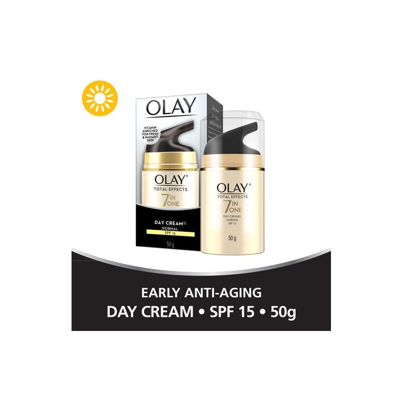 Olay Total Effects Face Cream Moisturiser Normal SPF15+ 50g