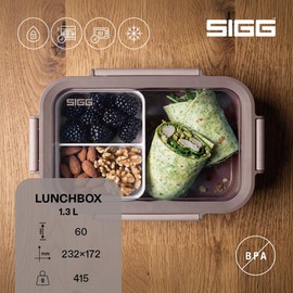 SIGG Contenitore per il pranzo Nimo L Dusk, 2 in 1, senza BPA, rosa, 1 l