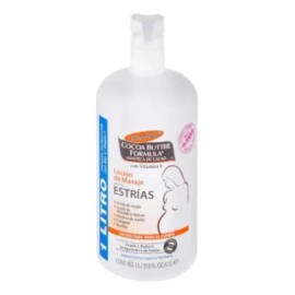 Palmer’s Loción de Masaje Antiestrías con Manteca de Cacao, Hidrata la Piel, 1000 ml