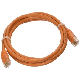 Professional Cable Category 5E Ethernet Network Patch Cable with Molded Snagless Boot, 5-Feet, Orange (CAT5OR-05)