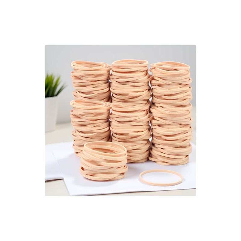 AMUU #33 Elastic Rubber Bands - 200 Pieces for Office