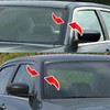 MOFANS 2 PCS Left + Right Side Windshield Pillar Molding