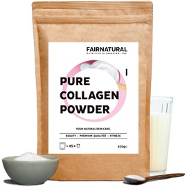 Collagen Powder Hydrolysate [From German Pasture] with Bioactive Collagen Peptides Type 1 & 3 | For Skin, Nails, Hair, Joints, Bones & Muscles (450 g)