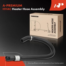 A-Premium HVAC Heater Hose Pipe Line Assembly with Clamps & Protective Sleeve Compatible with Ford F-150 1997-2004, F-150 Heritage 2004, F-250 1997-1999, Expedition 1997-2002 & Lincoln Navigator