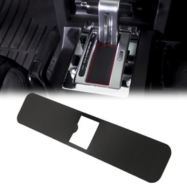 JDMON AUTO Shifter Trim Blind Cover Shifter Protective Cover Compatible with Ford Mustang 2006 2007 2008 2009 Automatic Shifter Trim Panel Shutter