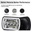 RICOLOGHT Pair 5X7 7x6 LED Headlights Hi Low Beam For