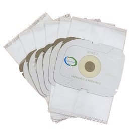 6 Replacement Style P HEPA Vacuum Bags. Compatible with Aerus Lux Guardian Platinum Canister Vacuum Cleaner.