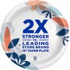 Dixie Medium Paper Plates, 8.5 Inch, 90 Count, 2X Stronger*,