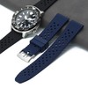 Max Honeycomb Style FKM Rubber Diver Replacement Watch Strap Fluororubber