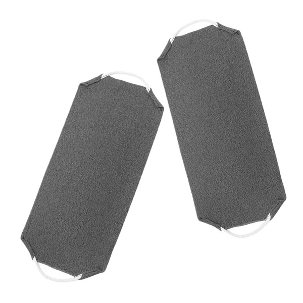 SAFIGLE 2pcs Exfoliating Shower Towel Long Loofah Back Scrubber with