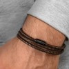 Simaru Unisex Leather Bracelet Made in Germany, Genuine Leather Wrap