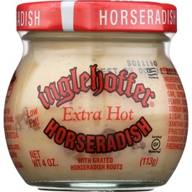 Inglehoffer Extra Hot Horseradish, 4 Ounce Jar