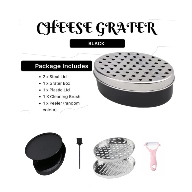 JAGKUL Cheese Grater Kitchen Equipment - Stainless Steel Vegetable Chopper