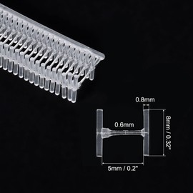 sourcing map 3000pcs 0.2 Inch Micro Tagging Gun Fasteners, Tag Pins Clothing Tagging Barbs Attachments Plastic Garment Price Tag Barb for Clothes