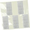 LALAFINA 160pcs Eyelash Rods Eyelash Tools for Home Store Use