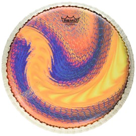 Remo Conga Drumhead, Tucked, 12.5", SKYNDEEP,"Serpentine Day" Graphic