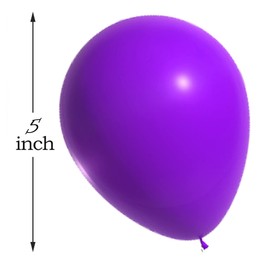 Purple Balloons 30 pcs 5 Inch Purple Latex Balloons Lavender lilac Balloons for Purple Theme Party Decorations Girls Birthday Party Decoration Gender Reveal