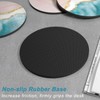 Nipichsha Coasters for Drinks, Set of 6 Absorbent Rubber Drink