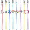 SKYCOOOOL Kids Glasses Strap (8PCS) Unicorn Rainbow Adjuster Stretchy Eyeglass
