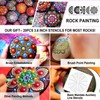 Mandala Dotting Tools,Augshy 58PCS Dot Painting Tools Set Rock Painting