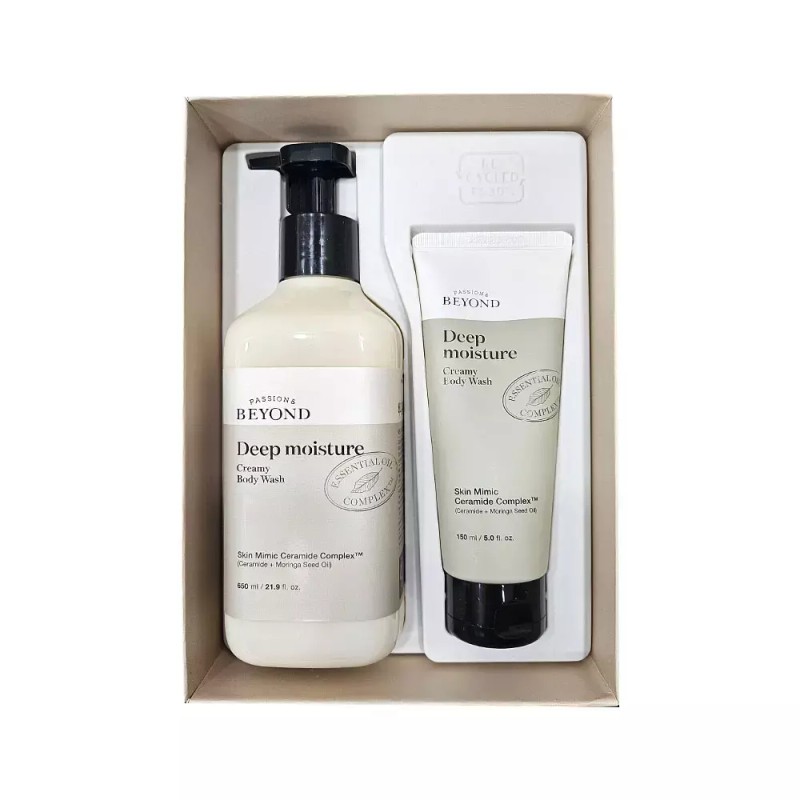 Beyond 비욘드 딥 모이스처 크리미 바디 워시 기획세트 650ml+150ml Beyond