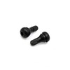 Hihaha 2 Pcs Rubber Motorcycle Tubeless Tire Tyre Valve Stems