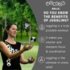 AIYIWREATH Juggling Balls [Pack of 3] for Beginners to Advanced