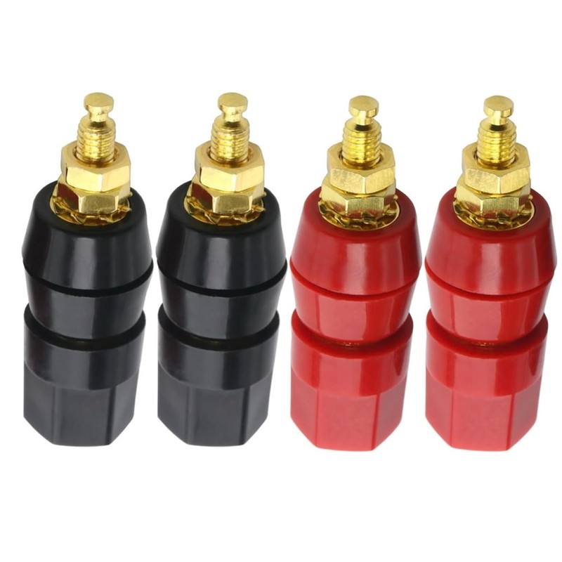 CESS Hexagonal Head Binding Post Banana Jack Socket Panel/Chassis Mount,